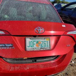 2016 TOYOTA COROLLA TRUNK 