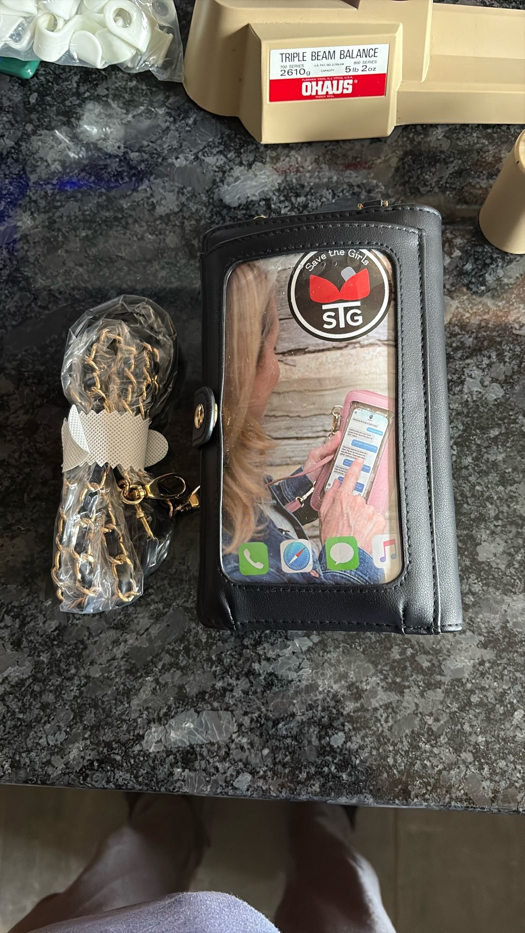 Save the Girls Crossbody Touchscreen Purse 