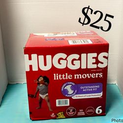 Huggies Little Movers Size 6