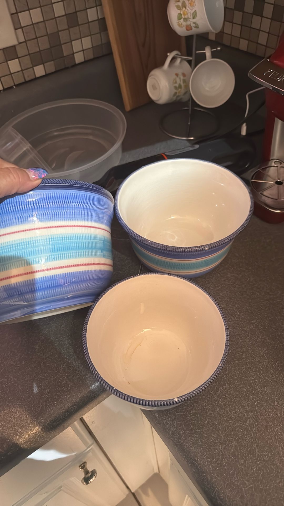 Three Italian Bowl $25
