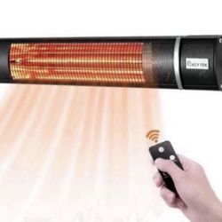 Wall-Mounted Patio Heater Electric Infrared Heater Indoor/Outdoor Heater Electric For Garage