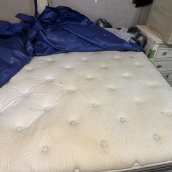 Queen bed Mattress And Folding Bed Frame