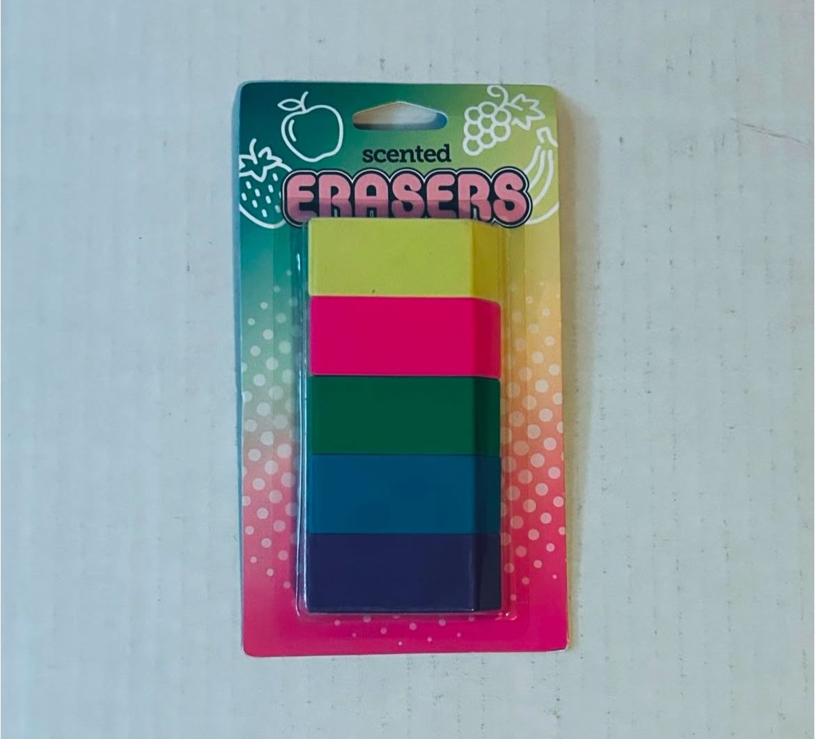Office Depot Scented Erasers