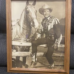 Roy Rogers & Trigger Framed Picture 
