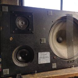 Vintage Open Back/Baffle Speakers, Use As Is Or Modify To Taste