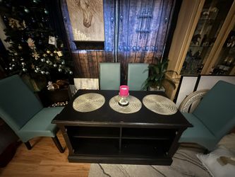 Black Moder Looking Table