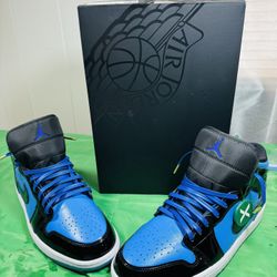 Custom Jordan 1 Space Jam To Patent UNC