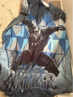 Twin comforter set black panther