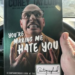 Corey Taylor Signed Book Your Making Me Hate You 