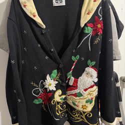 Vintage storybook knit cardigan