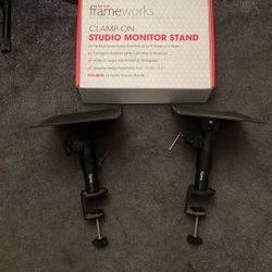 Gator Fram Works Studio Monitor Stands (PAIR)