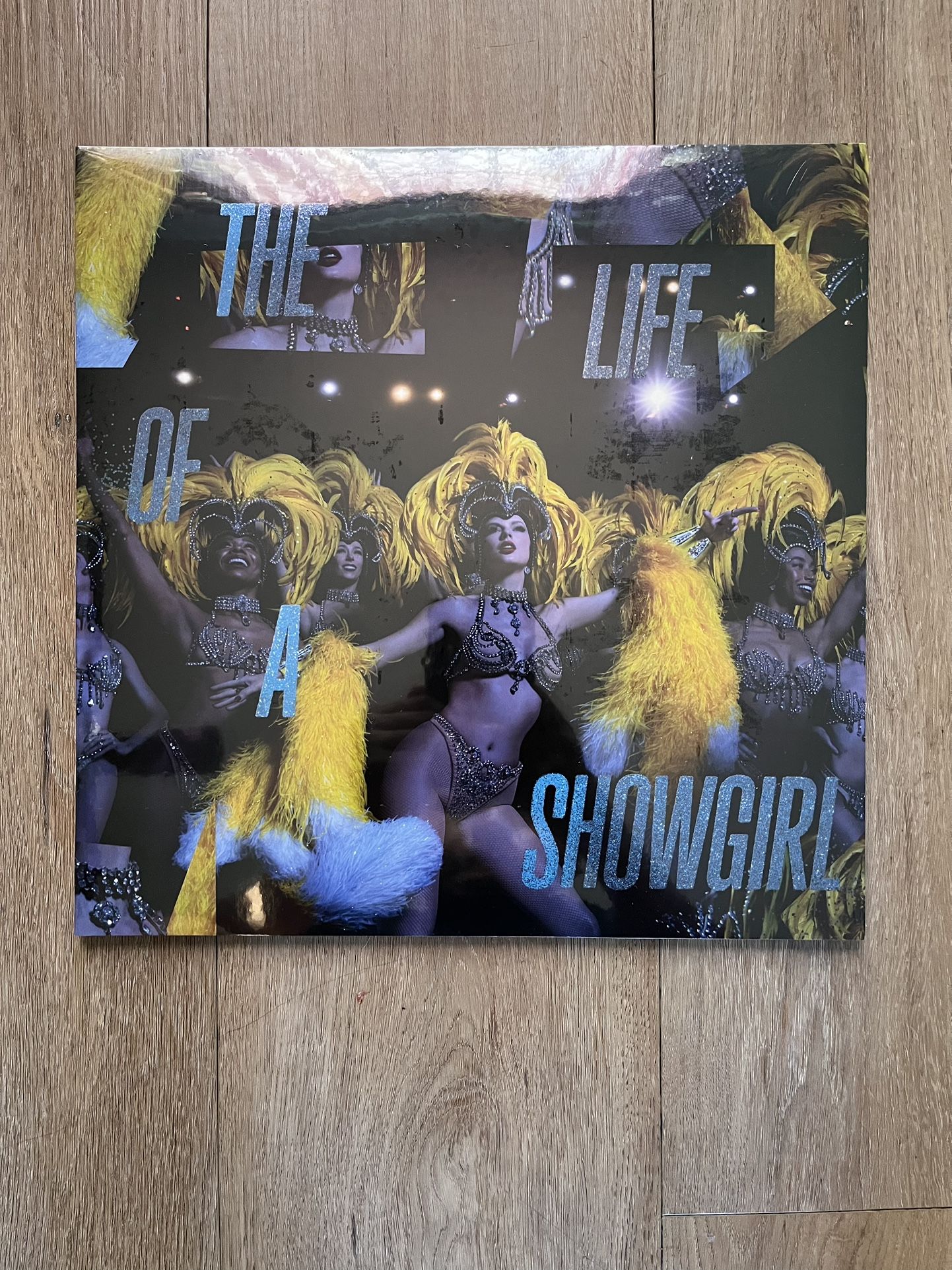 Taylor Swift The Life Of A Showgirl Lakeside Beach Blue Sparkle Vinyl - In Hand!