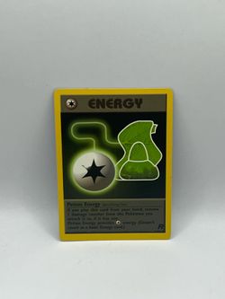 Pokemon Team Rocket Potion Energy Card #82