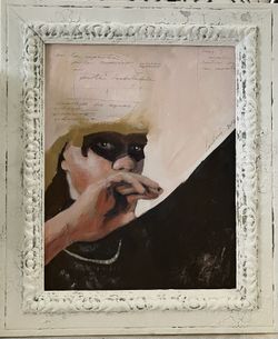 Lambarri Original and Unique Acrylic on Canvas Painting with Certificate by Lambarri.