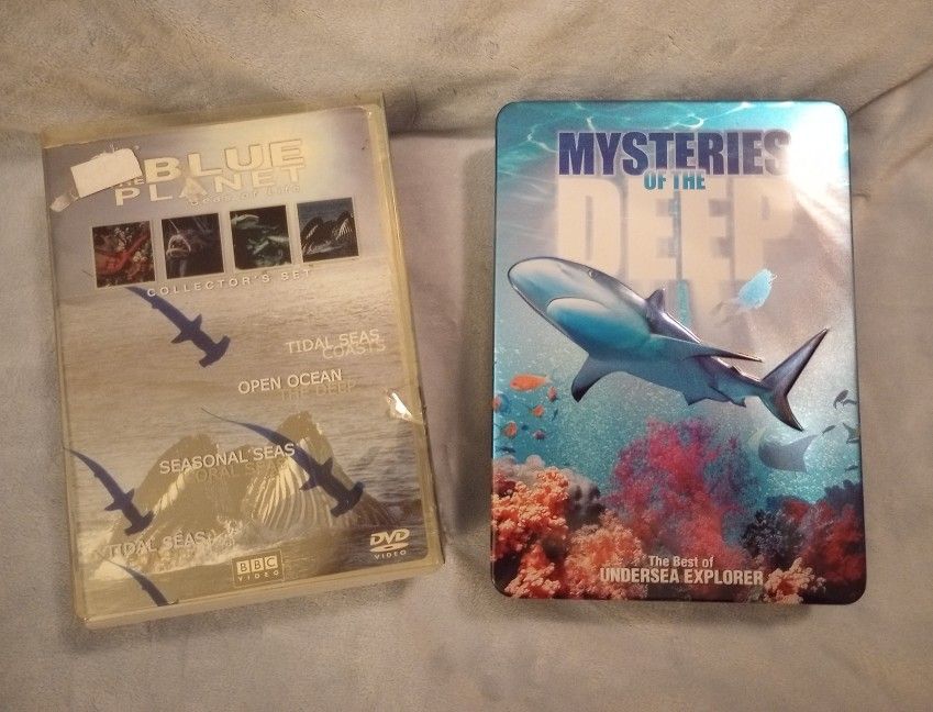 Ocean Sea Life DVD Sets Blue Planet & Mysteries Of The Deep