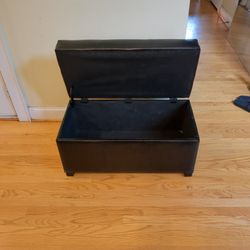Leather Ottoman Trunk