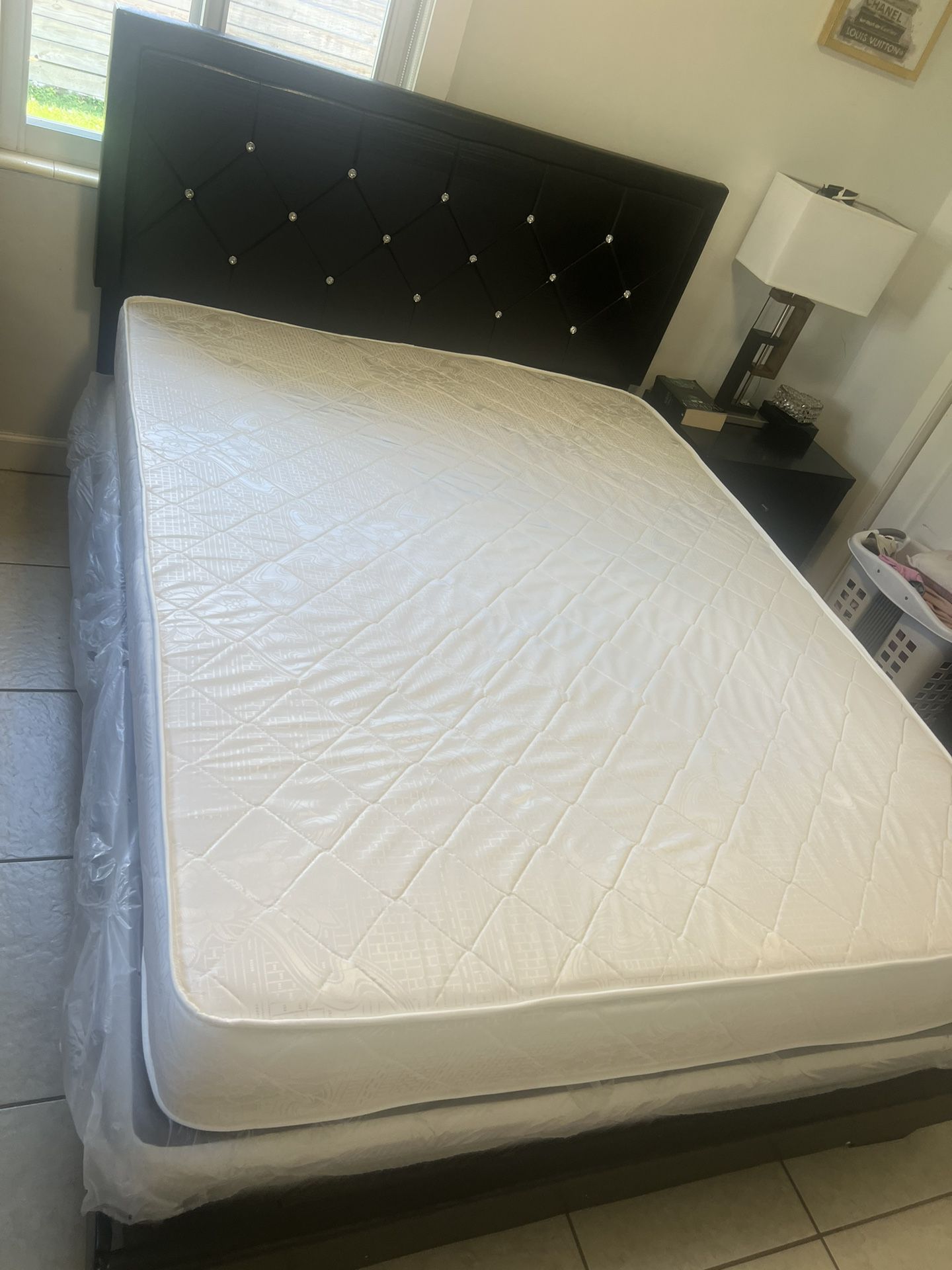 Queen Size Bed Frame With Mattress And   All New Furniture And Free Delivery 