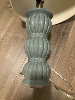 REDUCED..2 Ceramic Lamps with shades very