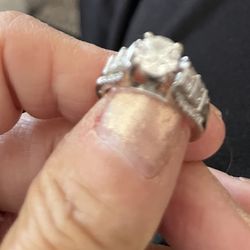 Size 3.5  1.5 TCW Diamond Engagement Ring