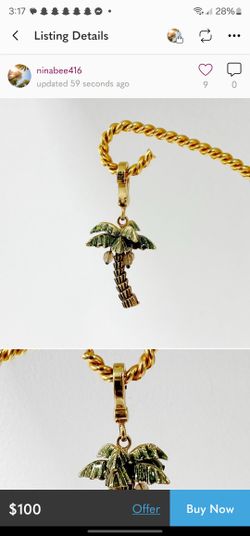 Rare Royal PALM 🌴 Palm Tree Vintage Juicy Couture Y2K Charm 