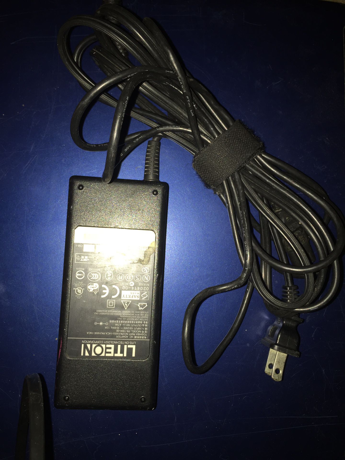 Toshiba laptop charger free