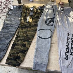 4 PAIRS OF JOGGERS LARGE NEW 