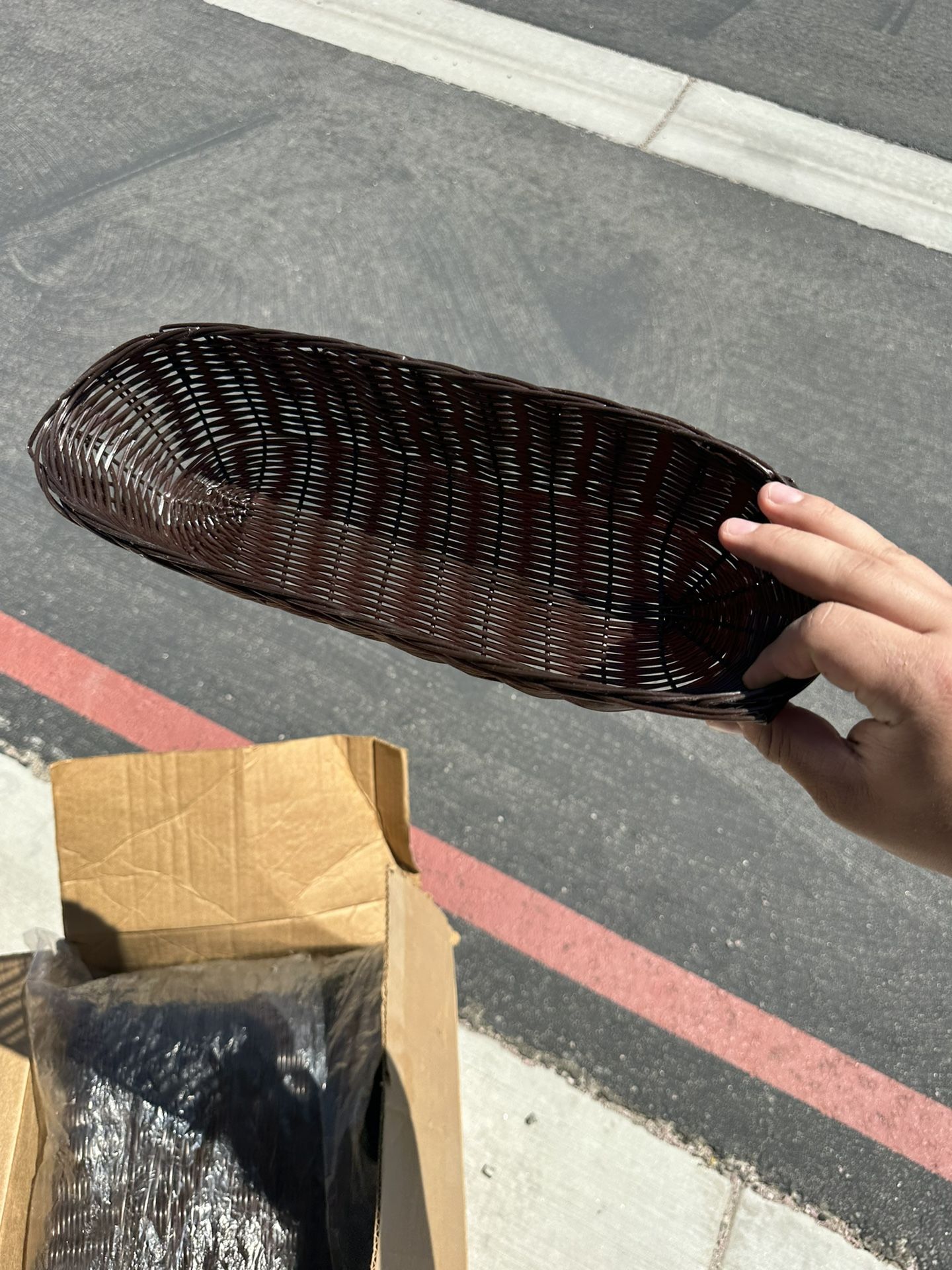 Woven Wooden Baskets - About 40