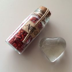 Heart and Decorative Beads