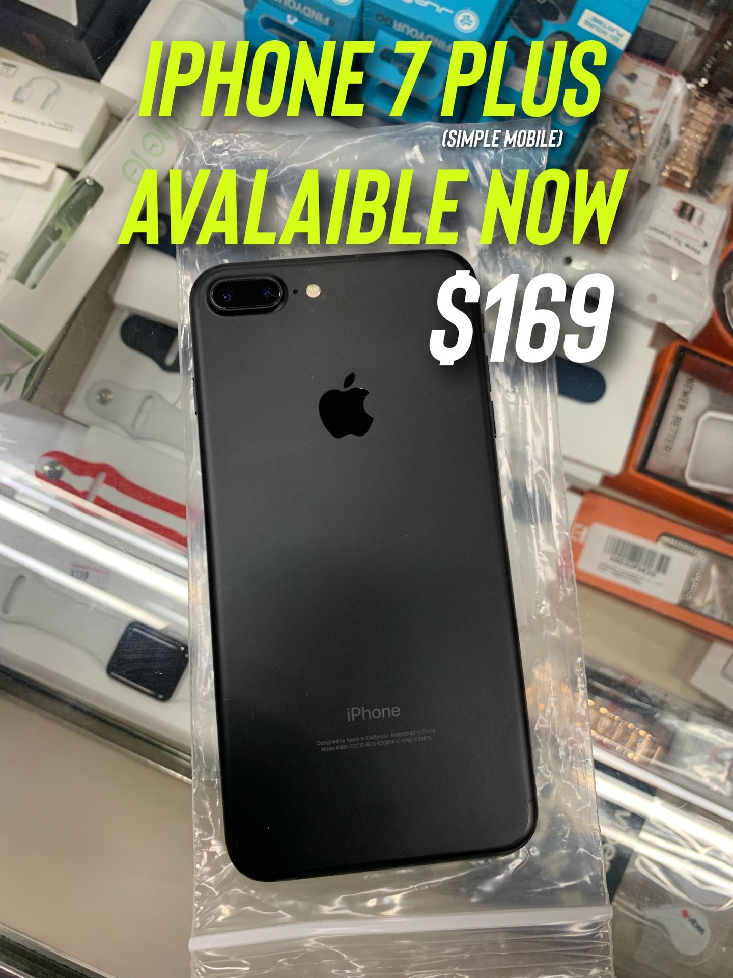 IPHONE 7 PLUS AVAILABLE TODAY