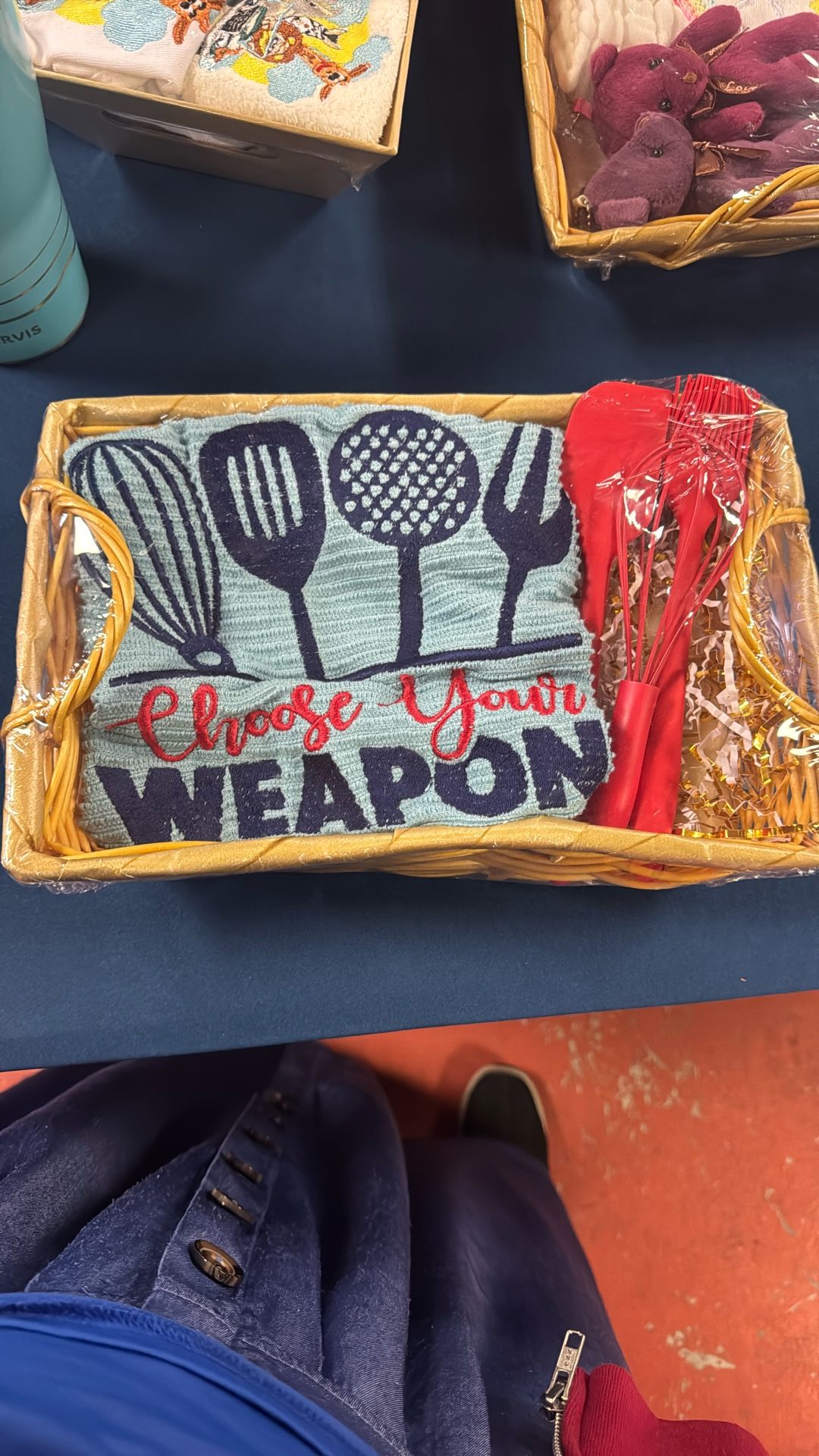 Kitchen Towel Gift Basket 