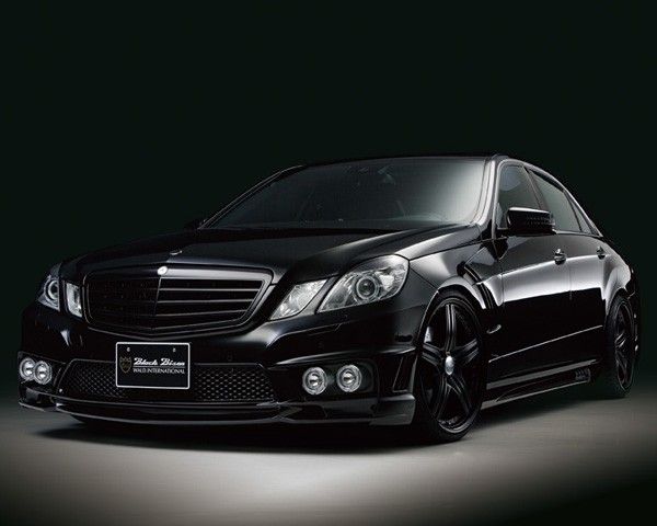Spoiler Mercedes benz w212 e class Black series front Bumper