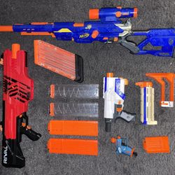 NERF blasters and Accessories