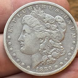 SCARCE 1886-O MORGAN SILVER DOLLAR! SEMI-KEY DATE!