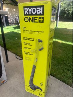 ONE+ 18V 10 in. Cordless Battery String Trimmer/Edg with 2.0 Ah Battery and Charger