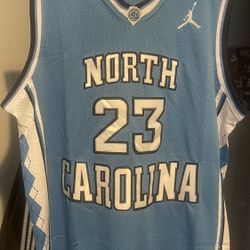 Michael Jordan 23 North Carolina Jersey With Jordan Tags 