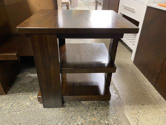 ASHLEY Dark 3-Tier Side Table