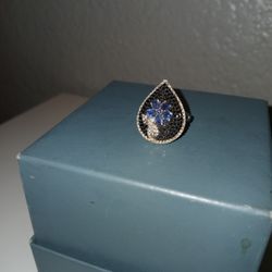 Sterling 925 Flower Ring 