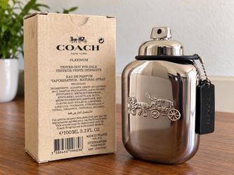 Coach Platinum Eau de Parfum 3.3 oz / 100ml – Tester w/ Box