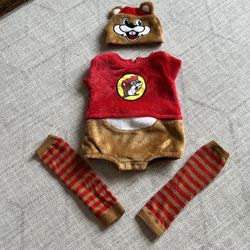 Buc-ee’s Baby Infant Unisex Beaver Costume Outfit 9 Months