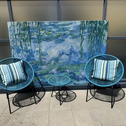 Outdoor Chair Set AND artwork 