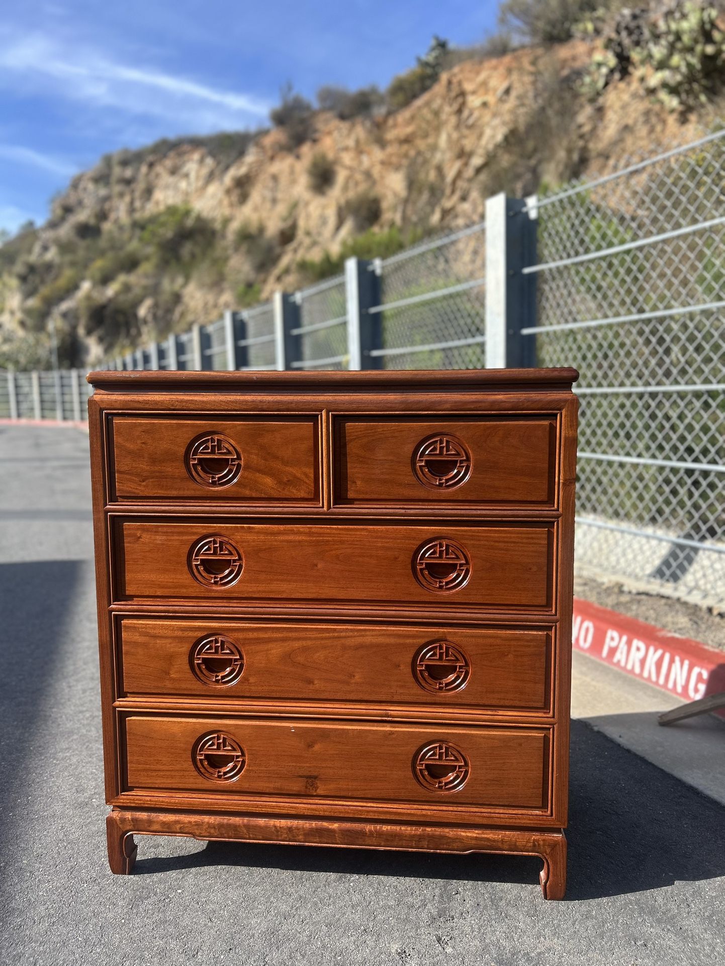 George Zee Tallboy Rosewood Dresser