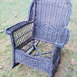 Antique Wicker Rocker