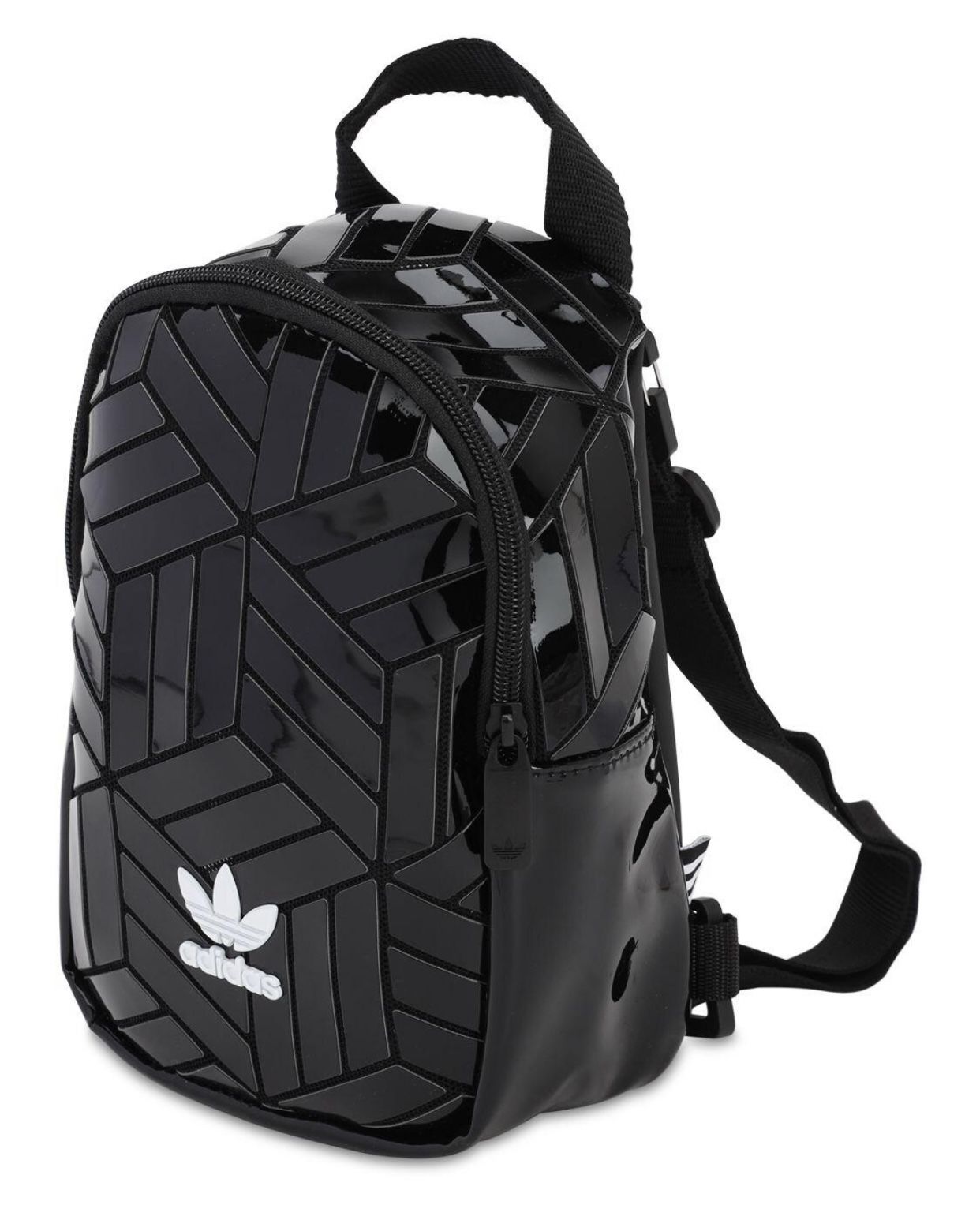 fort Udvinding Føderale adidas Originals Women's Black Mini Faux Patent Leather Backpack. Make an  offer! for Sale in New York, NY - OfferUp