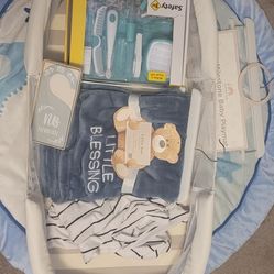 Baby Bundle - Co-sleeper, Month mat, Car Seat/ Nursing Cover And More