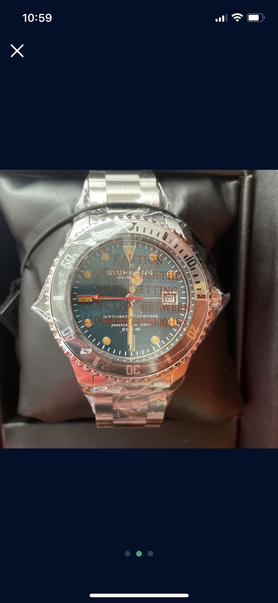 Brand New Never Worn Stuhrling Watch