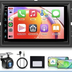 4 Core 2G+64G Android 15 Car Radio Stereo for Ford F150 F250 F-2014, 7 inch Touch Screen Car Stereo Wireless CarPlay Andriod Auto, Bluetooth,