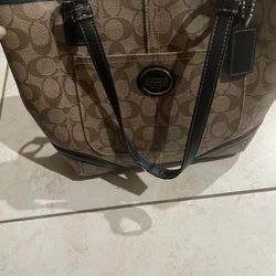 Brown Coach Bag 