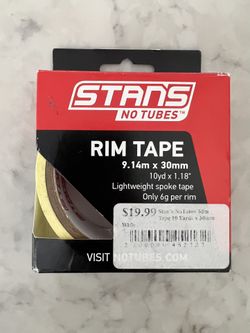Stans Rim Tape For Tubeless Conversion