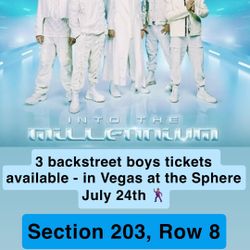 backstreet boys - vegas at the sphere July 24th