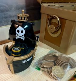 Ryan's World Mega Mystery Treasure Chest, Pirate Ship, Figures & More!